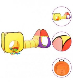 vidaXL Children Play Tent Multicolour 255x80x100 cm