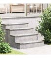 vidaXL Stair Tread Crescent 15 pcs Silver 60 x 18 x 2.5 cm Aluminium