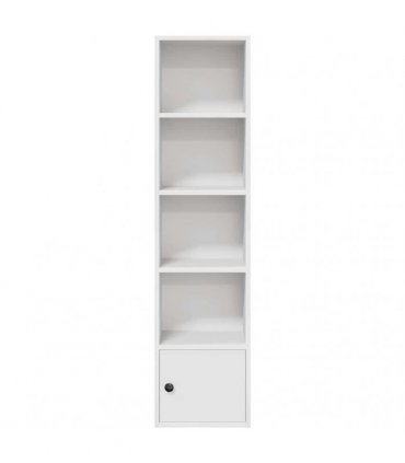 vidaXL Bookcase White 31x24x127 cm Engineered Wood