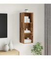 vidaXL TV Cabinet Set Old Wood 37 x 37 x 107 cm Engineered Wood