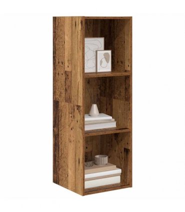 vidaXL TV Cabinet Set Old Wood 37 x 37 x 107 cm Engineered Wood