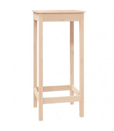 vidaXL Bar Table 50x50x110 cm Solid Wood Pine