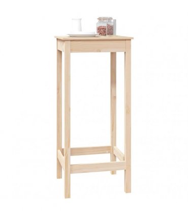 vidaXL Bar Table 50x50x110 cm Solid Wood Pine