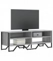 vidaXL TV Cabinet Grey Sonoma 122x34x41 cm Engineered Wood