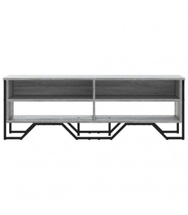 vidaXL TV Cabinet Grey Sonoma 122x34x41 cm Engineered Wood
