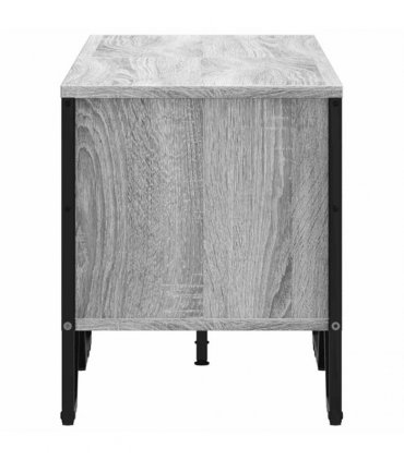 vidaXL TV Cabinet Grey Sonoma 122x34x41 cm Engineered Wood