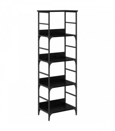 vidaXL Bookshelf Black Oak 50x33x153cm Engineered Wood