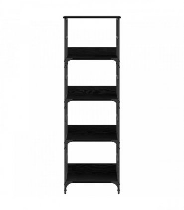 vidaXL Bookshelf Black Oak 50x33x153cm Engineered Wood