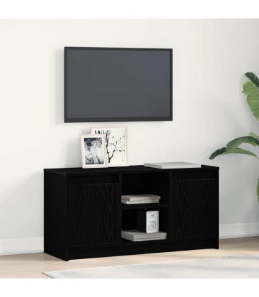 vidaXL TV Units Black 100 x 34 x 50 cm Engineered wood