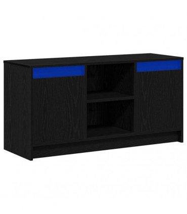 vidaXL TV Units Black 100 x 34 x 50 cm Engineered wood
