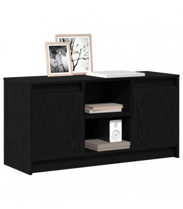 vidaXL TV Units Black 100 x 34 x 50 cm Engineered wood