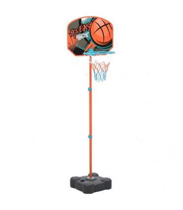 vidaXL Portable Basketball Play Set Adjustable 109-141 cm