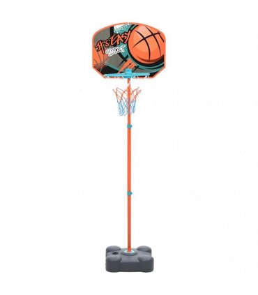 vidaXL Portable Basketball Play Set Adjustable 109-141 cm