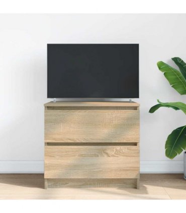 vidaXL TV Cabinet Sonoma Oak 60x35x54 cm Engineered Wood