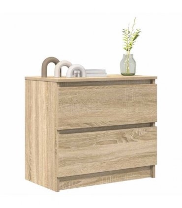 vidaXL TV Cabinet Sonoma Oak 60x35x54 cm Engineered Wood