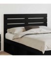 vidaXL Headboard Black Oak Engineered wood