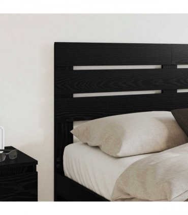 vidaXL Headboard Black Oak Engineered wood
