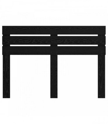 vidaXL Headboard Black Oak Engineered wood