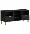 vidaXL TV Cabinet Black 100x33x46 cm Engineered Wood