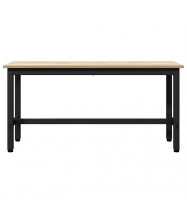 vidaXL Dining Bench 2 pcs Sonoma Oak 100 x 32.5 x 48.5 cm