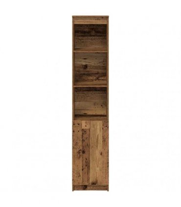 vidaXL Highboard Old Wood 37.5x35x180 cm Engineered Wood