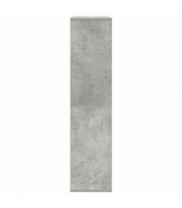 vidaXL Bookcase Concrete Grey 89x24x101.5 cm Engineered Wood