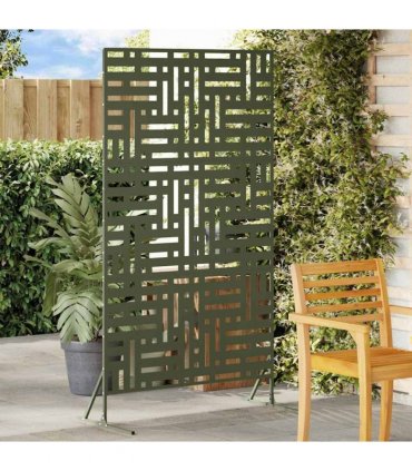 vidaXL Privacy Screen 100 x 50 x 180 cm Steel Olive Green