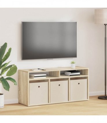 vidaXL Lowboard with Drawer Sonoma Oak 102 x 32 x 48.5 cm