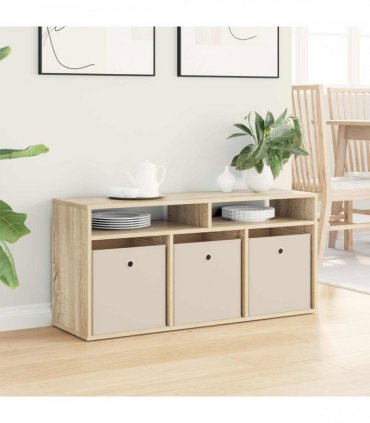 vidaXL Lowboard with Drawer Sonoma Oak 102 x 32 x 48.5 cm