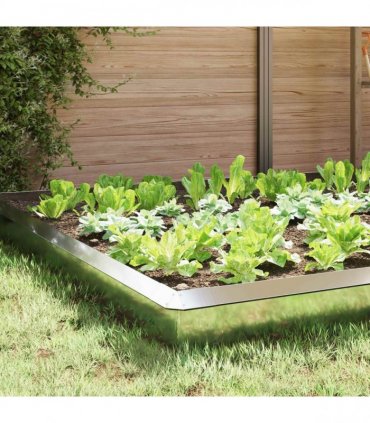 vidaXL Snail Fences 16 pcs Silver Galvanised Steel