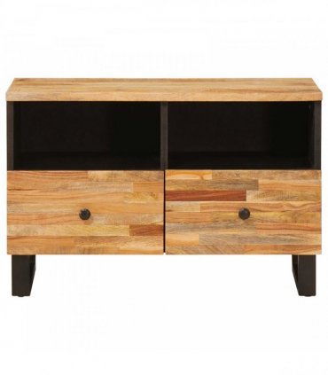 vidaXL TV Cabinet with Storage Brown 70 x 33 x 46 cm Solid Mango Wood