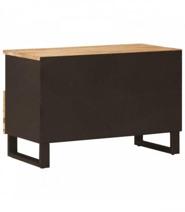 vidaXL TV Cabinet with Storage Brown 70 x 33 x 46 cm Solid Mango Wood