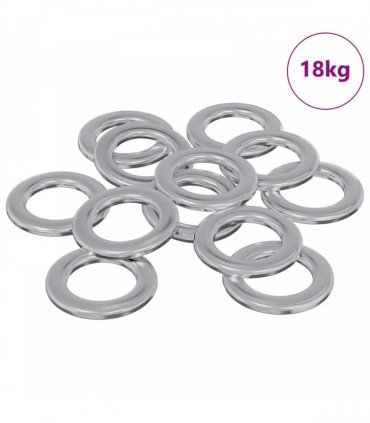 vidaXL Washers 52941 pcs Silver Iron