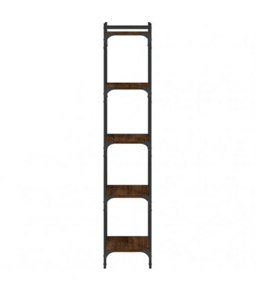 vidaXL Bookcase 5-Tier Brown Oak 40x30x154 cm Engineered Wood