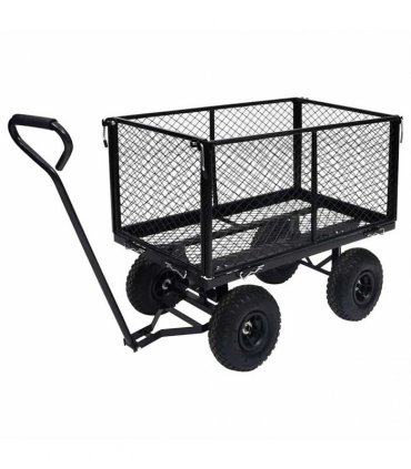 vidaXL Garden Hand Trolley Black 350 kg