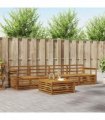 vidaXL Outdoor Sofa Set 5 pcs Natural Solid Acacia Wood