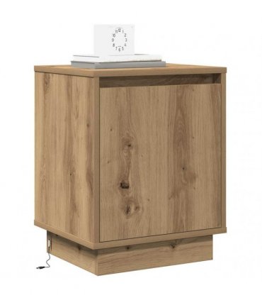 vidaXL Bedside Cabinet 2 pcs Artisan Oak 39 x 34.5 x 50 cm