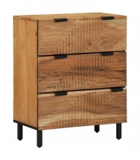 vidaXL Sideboard 60x33x75 cm Solid Wood Acacia