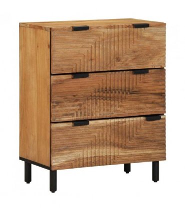 vidaXL Sideboard 60x33x75 cm Solid Wood Acacia