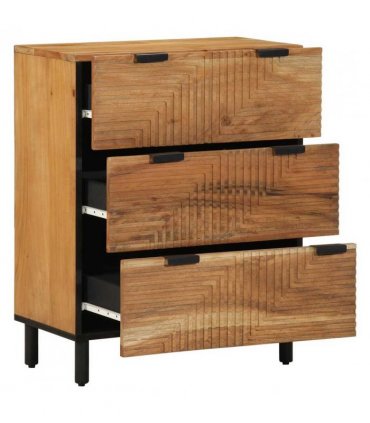 vidaXL Sideboard 60x33x75 cm Solid Wood Acacia