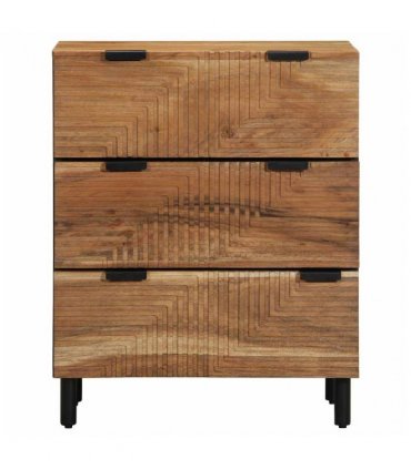 vidaXL Sideboard 60x33x75 cm Solid Wood Acacia