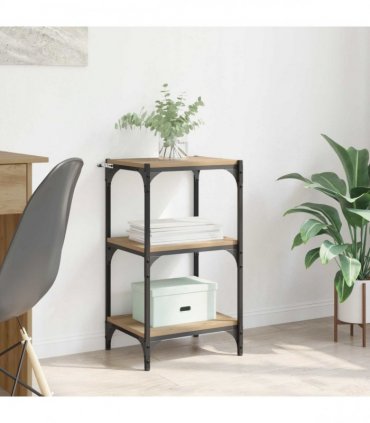vidaXL Book Cabinet Artisan oak 40 x 33 x 70.5 cm Engineered wood