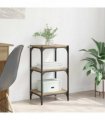 vidaXL Book Cabinet Artisan oak 40 x 33 x 70.5 cm Engineered wood