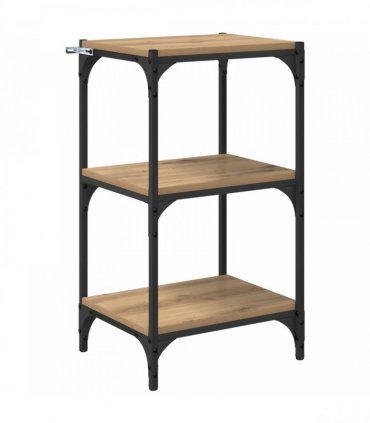 vidaXL Book Cabinet Artisan oak 40 x 33 x 70.5 cm Engineered wood