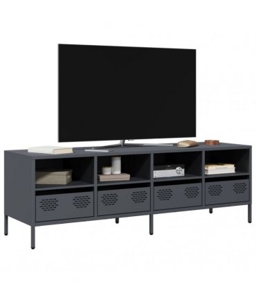 vidaXL TV Cabinet Anthracite 135x39x43.5 cm Cold-rolled Steel