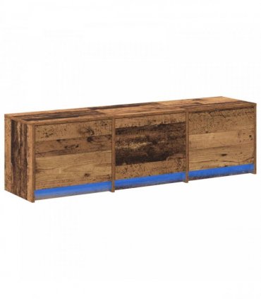 vidaXL TV Cabinet 140 x 34 x 40 cm Old Wood Engineered Wood