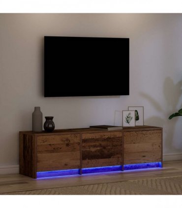 vidaXL TV Cabinet 140 x 34 x 40 cm Old Wood Engineered Wood