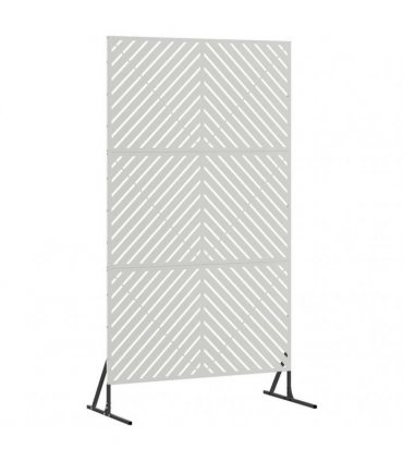 vidaXL Privacy Screen 100 x 50 x 180 cm Stainless Steel Silver