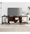 vidaXL TV Cabinet Brown Oak 153x37x50 cm Engineered Wood