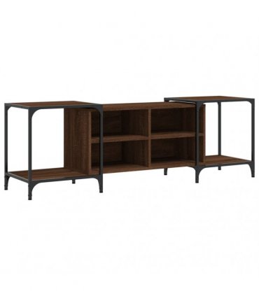vidaXL TV Cabinet Brown Oak 153x37x50 cm Engineered Wood